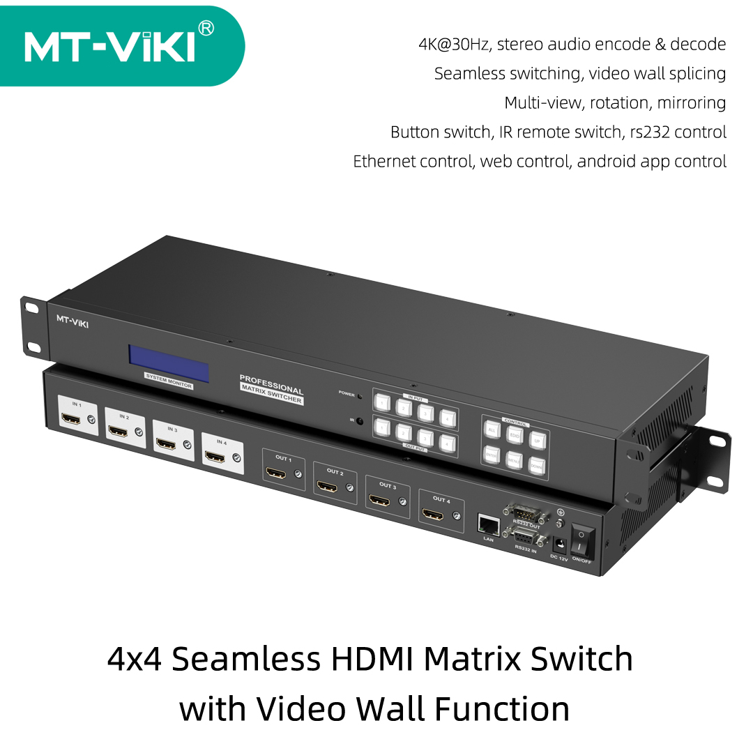 Hdmi Matrix Switch - MT-VIKI 4x4 シームレス HDMI マトリックス スイッチ、ビデオ