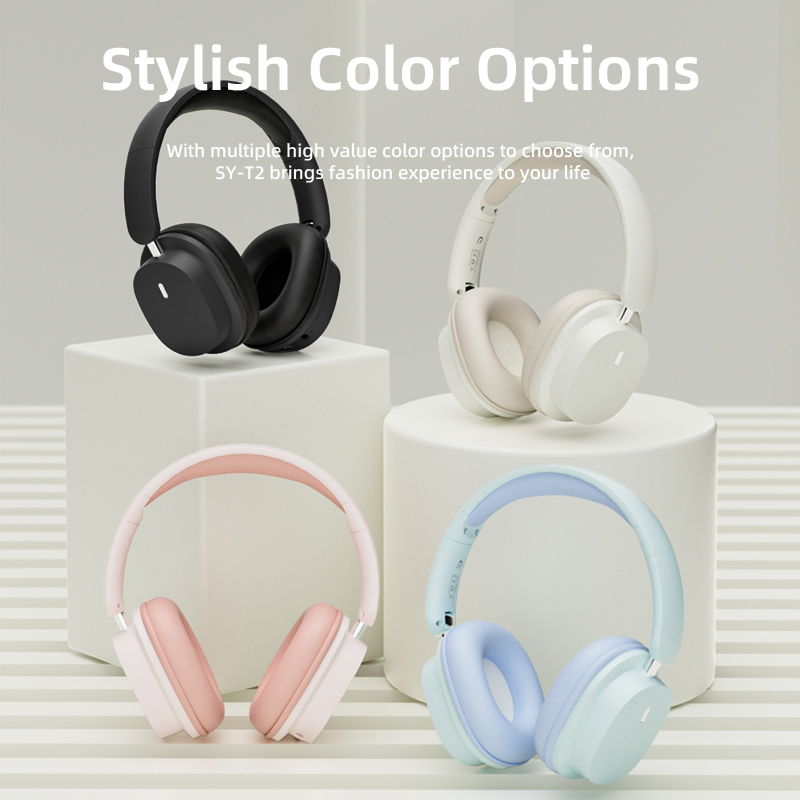 Office Work Tech - SY-T2 ワイヤレス Bluetooth ヘッドセット マイク付き 9D