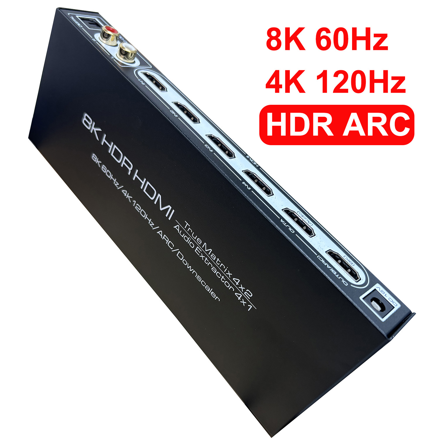 Hdmi Matrix Switch - 8K 60Hz HDMIマトリックス 4x2 ARC HDR