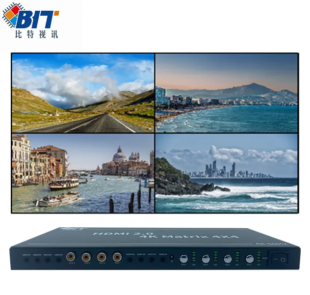 Hdmi Matrix Switch - Bitvisus プロフェッショナルオーディオビデオ＆照明コントローラー DVI/TCP/IP to HDMI 4X4