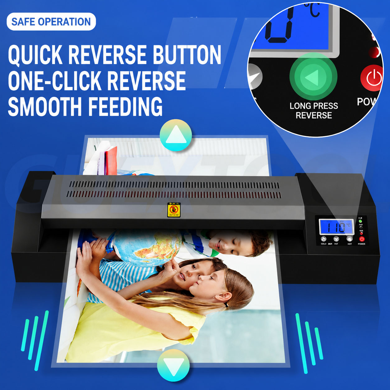 A3 自動ラミネーターマシンデジタルディスプレイ温度制御写真 - Laminator A3 Hot のレビューと価格