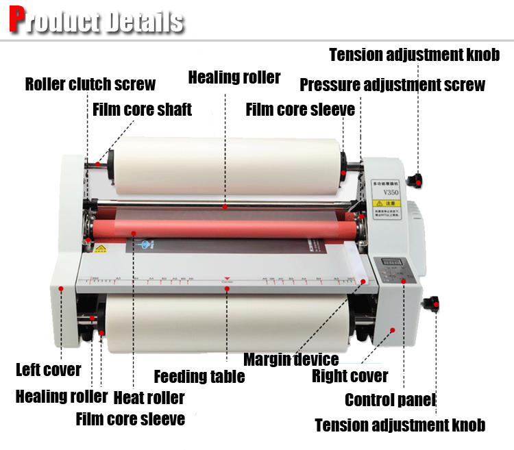 WD-V350S デスクトップA3 A4サイズ パウチマシン - Laminator A3 Hot のレビューと価格