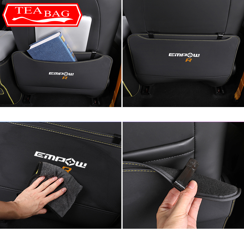 車用レザーアンチキックマット,後部座席パッド,カーアクセサリ - Surge Protector Rack のレビューと価格