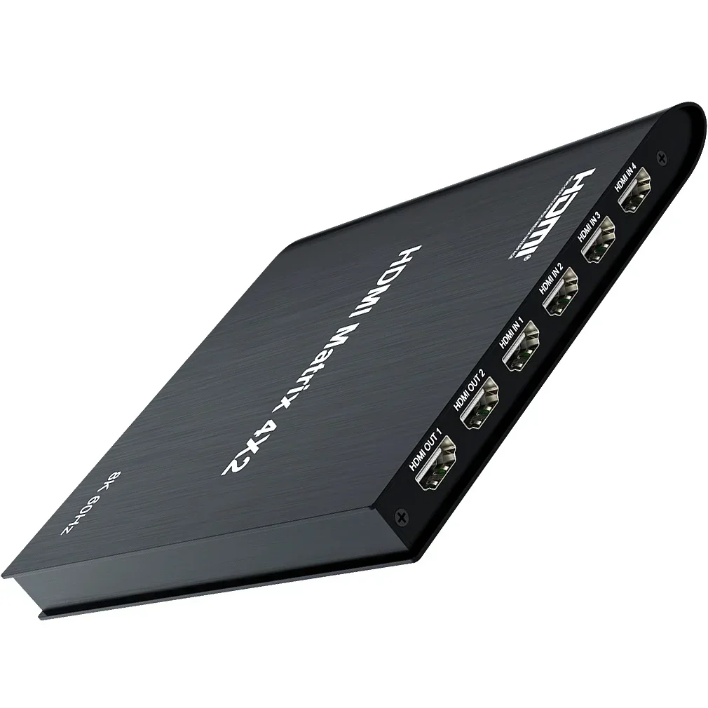 8K 4x2 HDMI2.1 マトリックスビデオ分配器スイッ - Hdmi Matrix Switch のレビューと価格