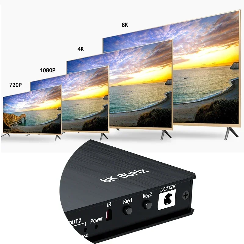 8K 4x2 HDMI2.1 マトリックスビデオ分配器スイッ - Hdmi Matrix Switch のレビューと価格