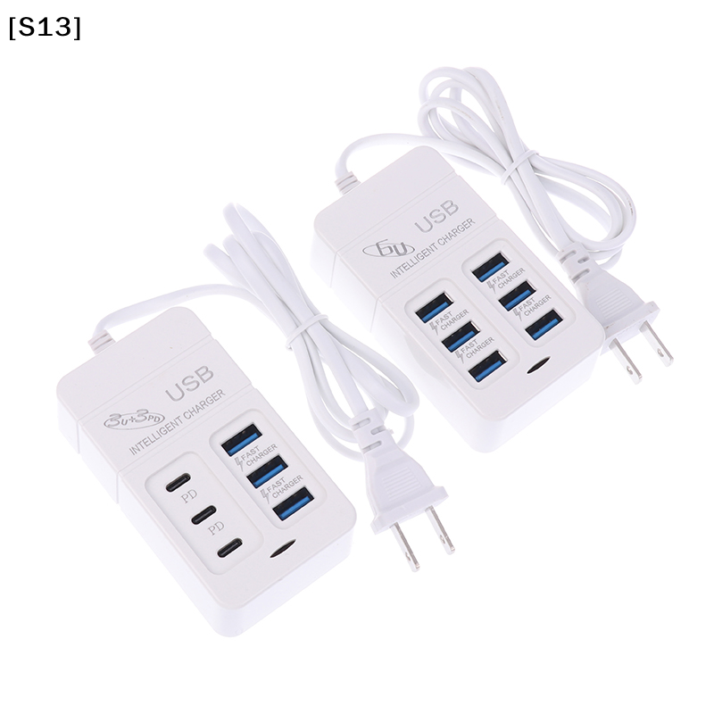 1PC USプラグ 6ポート マルチポートUSB充電器 35 - Multi Port Usb Hub のレビューと価格