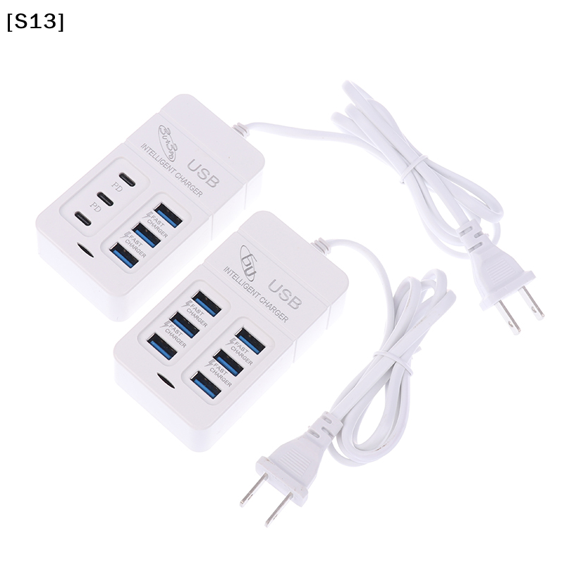 1PC USプラグ 6ポート マルチポートUSB充電器 35 - Multi Port Usb Hub のレビューと価格
