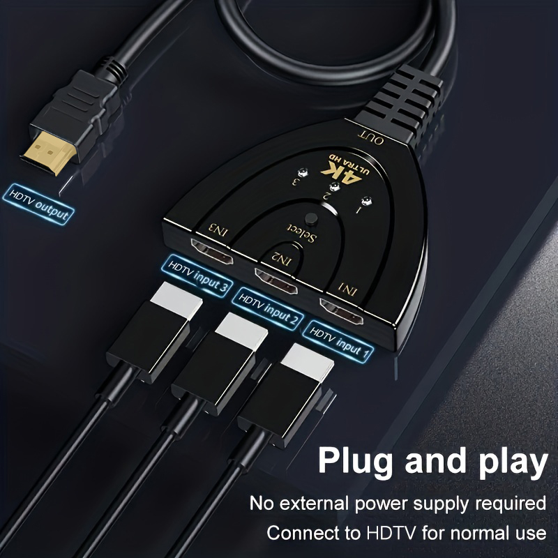 4K*2K 3 ポート HDTV 互換スイッチ 4K 3D  - Hdmi Matrix Switch のレビューと価格