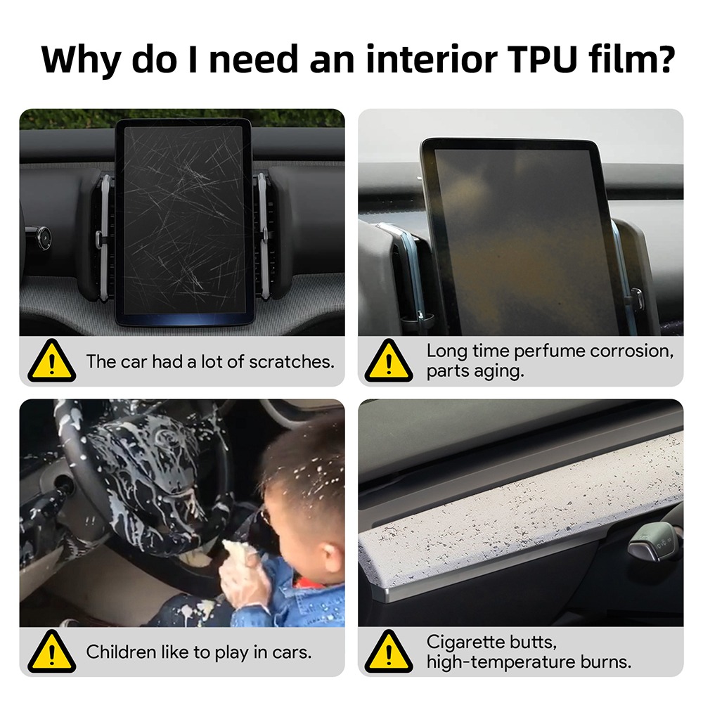 車のインテリア TPU プロテクターアンチスクラッチフィルム - Surge Protector Rack のレビューと価格