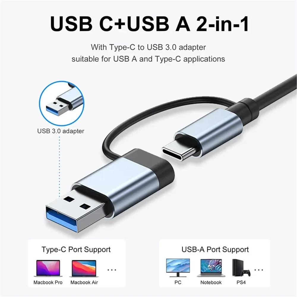タイプCハブUSBスプリッター 8in1 USBエクステンダ - Multi Port Usb Hub のレビューと価格