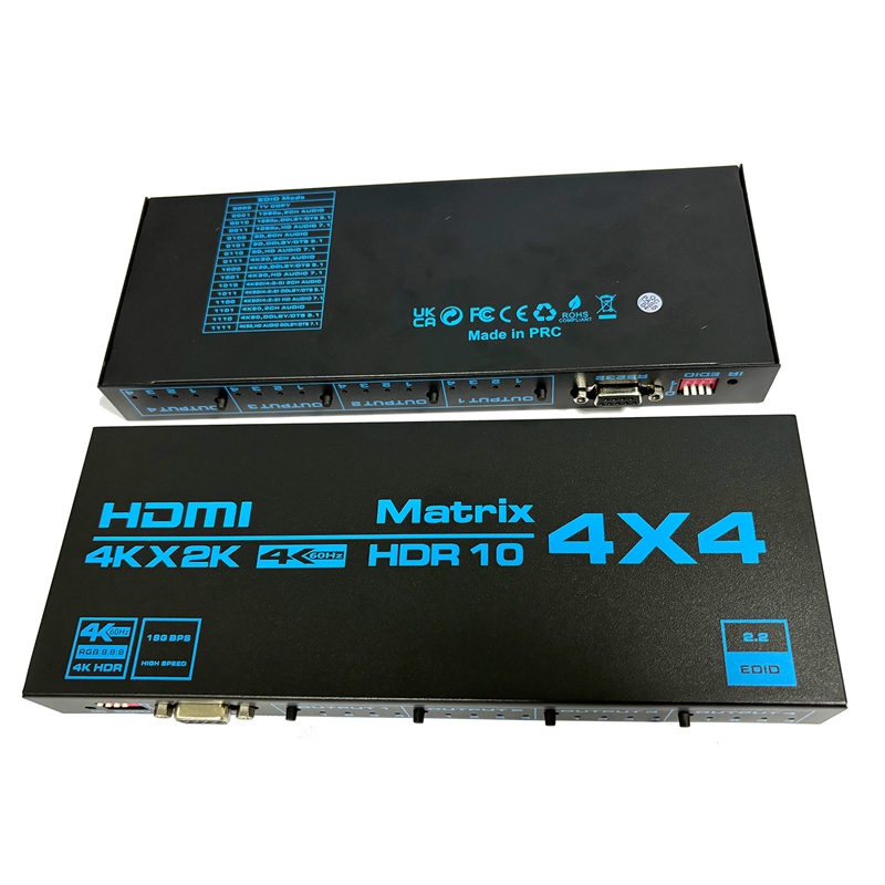 4K HDMIマトリックススイッチ 4入力4出力 4K 60 - Hdmi Matrix Switch のレビューと価格