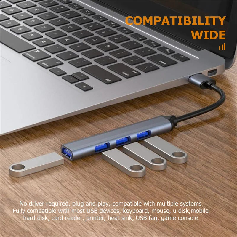 4 ポート USB-C ハブ 3.0/3.1 マルチデバイス - Multi Port Usb Hub のレビューと価格