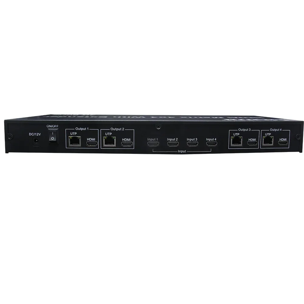 4K 60Hz 4x4マトリックスHDMI2.0 4x4 H - Hdmi Matrix Switch のレビューと価格