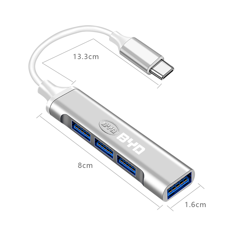 Type-C USBアダプター マルチポート分配器 ハブ 車 - Multi Port Usb Hub のレビューと価格