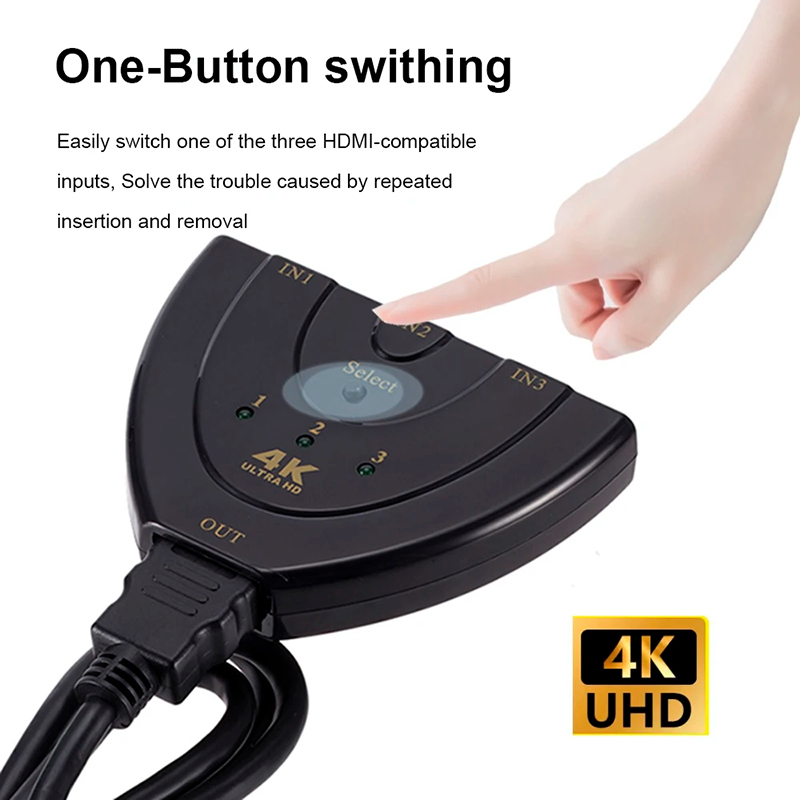 HDMI対応スイッチKVMスプリッター 4K 2K 3D 3 - Hdmi Matrix Switch のレビューと価格