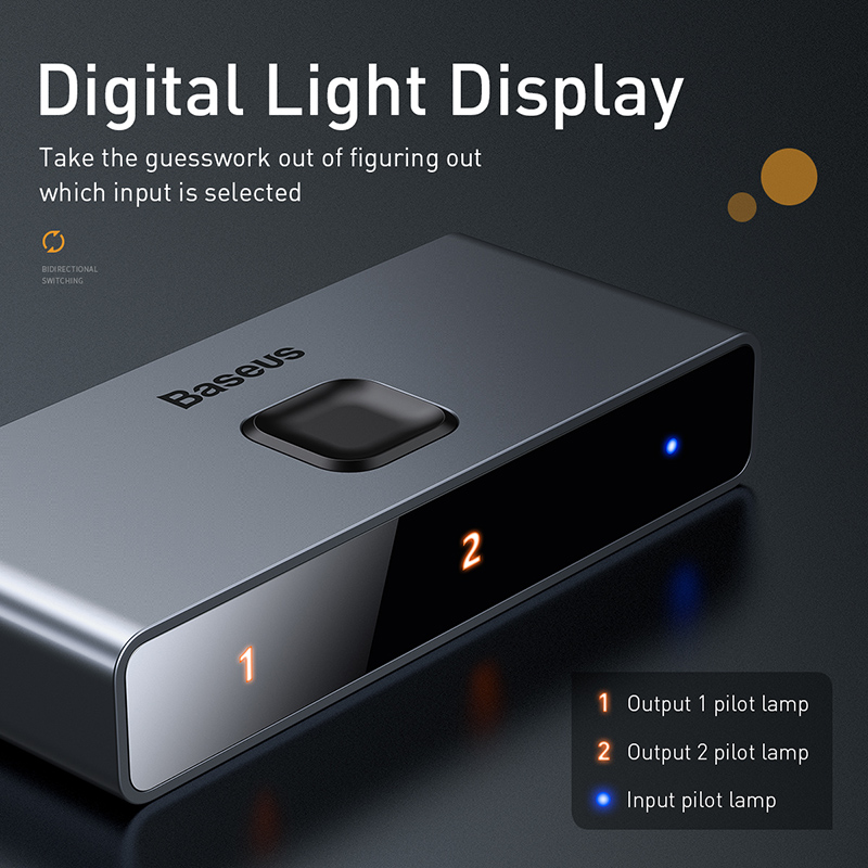 Baseus 4 18k hdスイッチャー双方向スイッチデジ - Hdmi Matrix Switch のレビューと価格