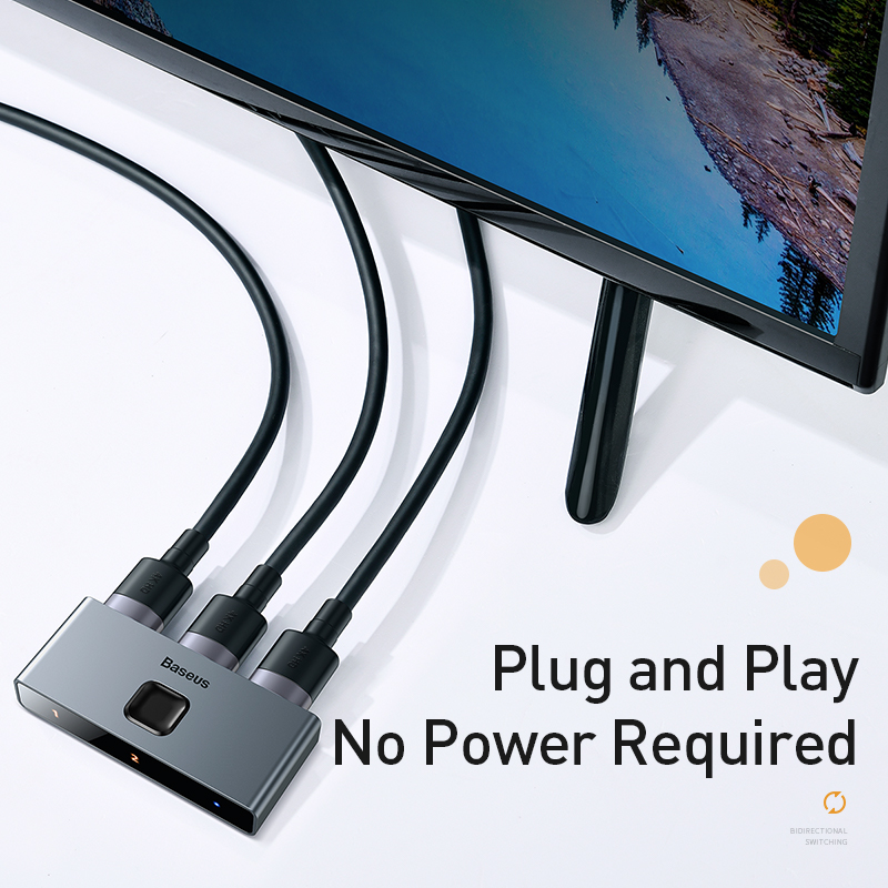 Baseus 4 18k hdスイッチャー双方向スイッチデジ - Hdmi Matrix Switch のレビューと価格