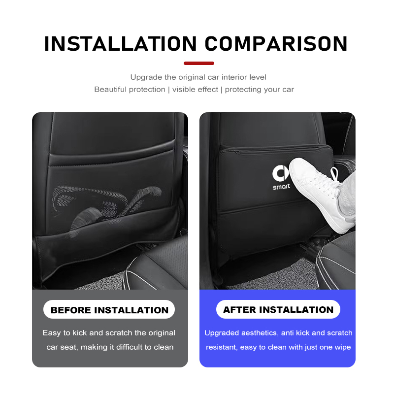 スマートカーシートバックプロテクターカバー泥汚れ防止キックマ - Surge Protector Rack のレビューと価格