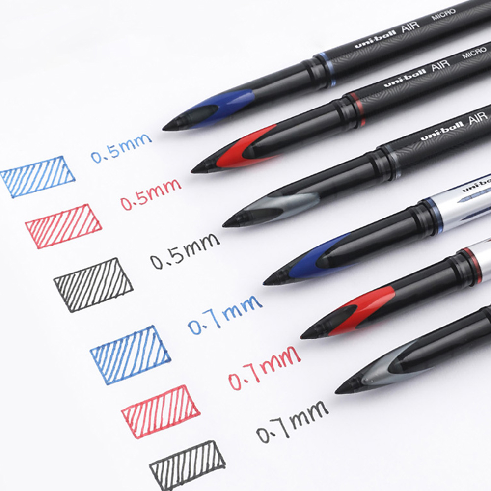 UNI ボールエアゲルペン高品質 0.5/0.7 ミリメート - Office Work Tech のレビューと価格